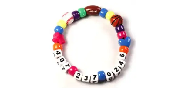 Phone Number Bracelet | Pin of the Week