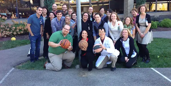 Neuro-Oncology Team Takes Layup 4 Lauren Challenge