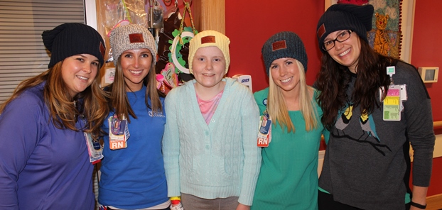 Nurses Throw “Love Your Melon” Hat Party for Cancer Patients