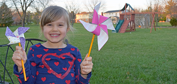 DIY Craft for Kids: Paper Pinwheels