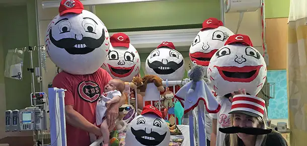 Reds Opening Day, Welage Family Style