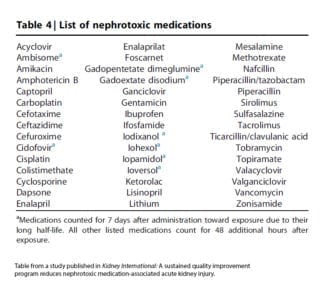 Define lisinopril kidney damage