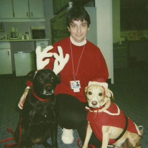 Edith and pups - blog