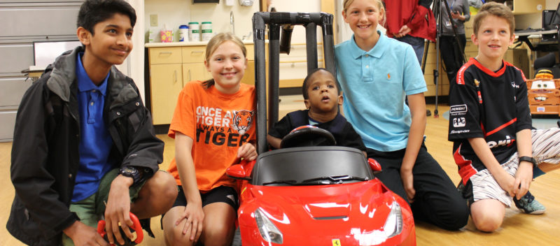 Boy with Cerebral Palsy Receives Modified “Ferrari”