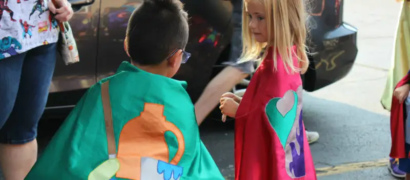Celebrating Superheroes: ArtWorks Capes for 25 Patients and their Siblings