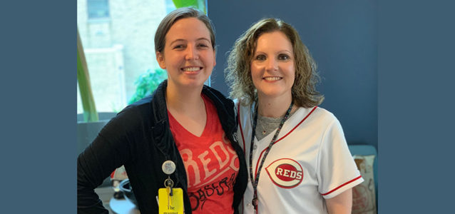 Imaging Research Center (IRC) Celebrates Reds Opening Day!